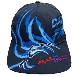 Vintage Dollywood Snapback Hat Cap Daredevil Falls Big Logo AOP 90s Y2K All Over